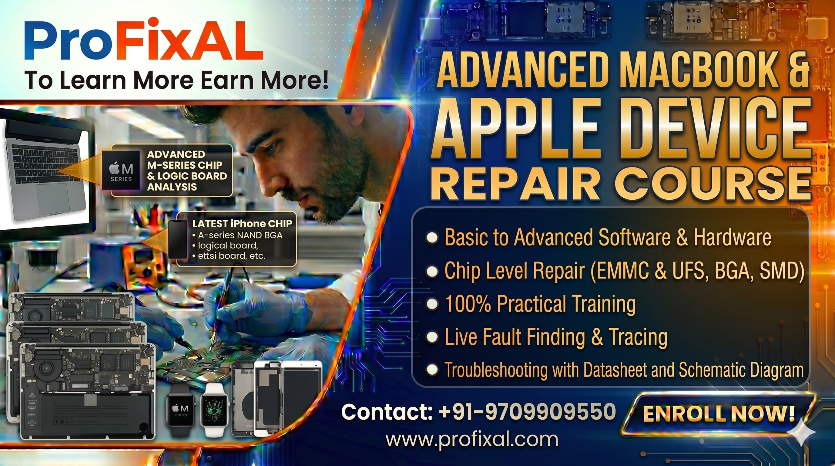 Advanced MacBook & Apple Device Repair Course