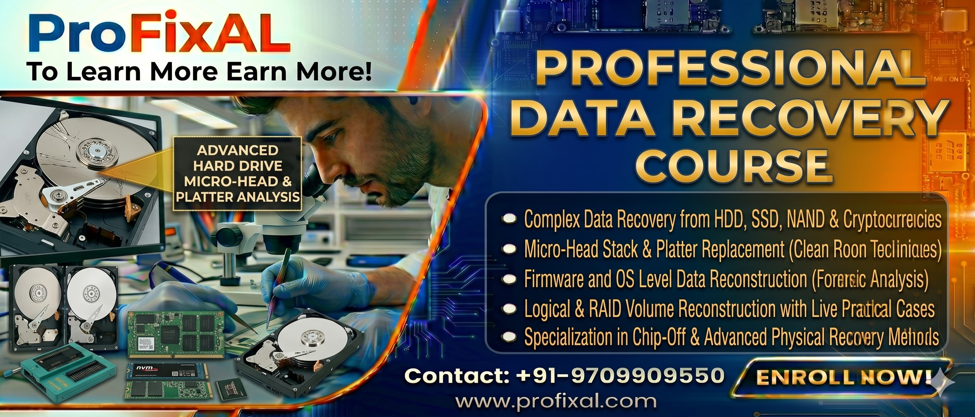 Professional Data Recovery Course